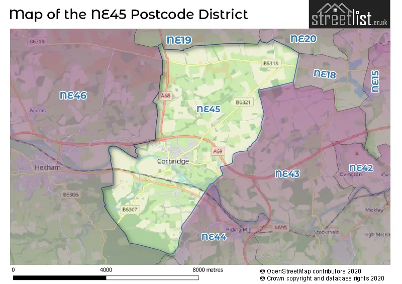 Map of the district