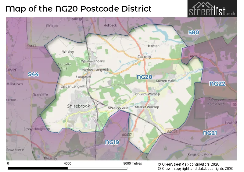 Map of the district