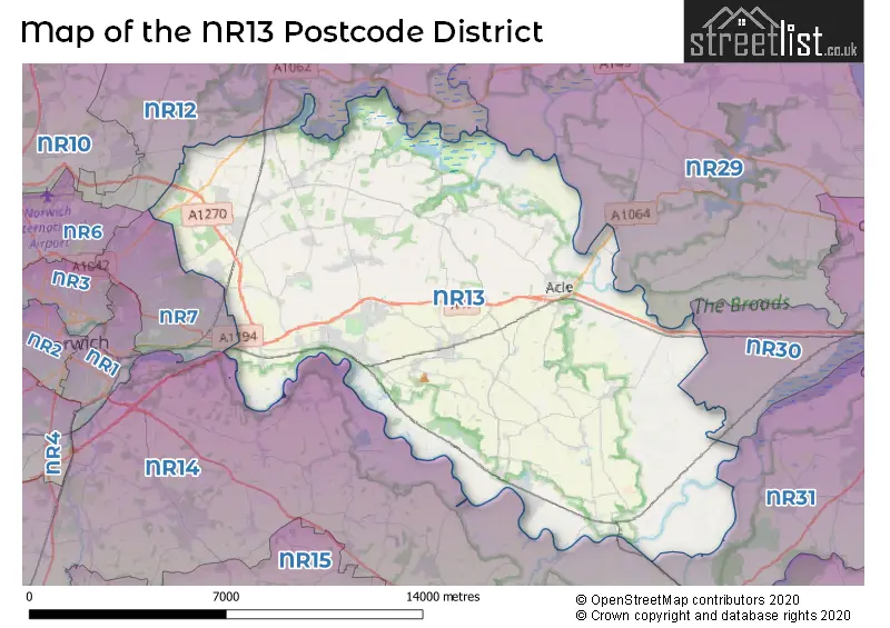 Map of the district