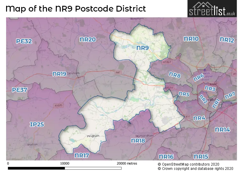 Map of the district