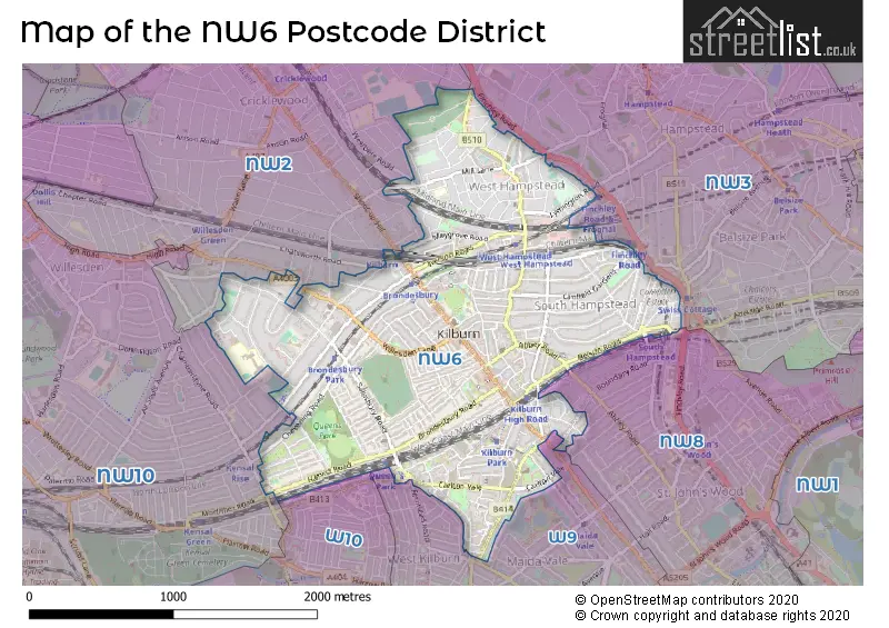 Map of the district