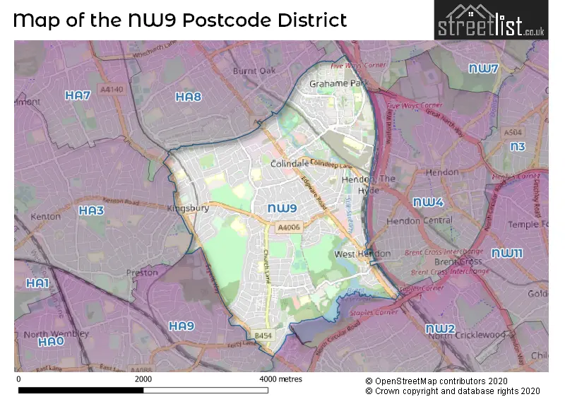 Map of the district