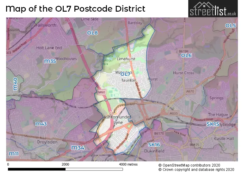 Map of the district