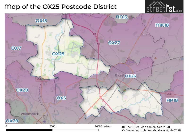 Map of the district