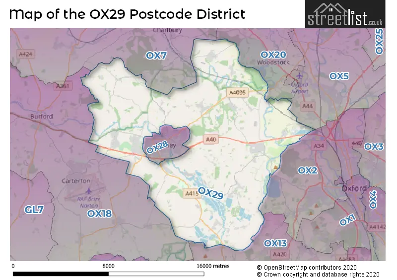 Map of the district