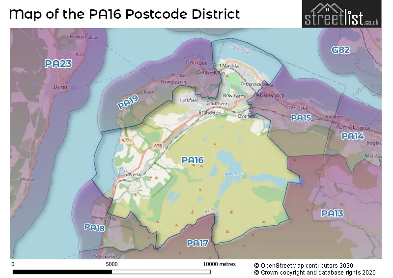 Map of the district