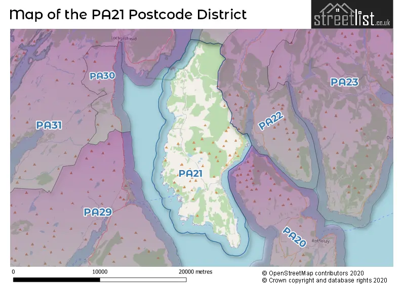 Map of the district