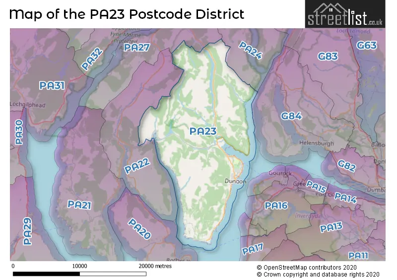 Map of the district