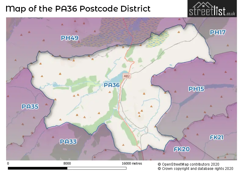 Map of the district