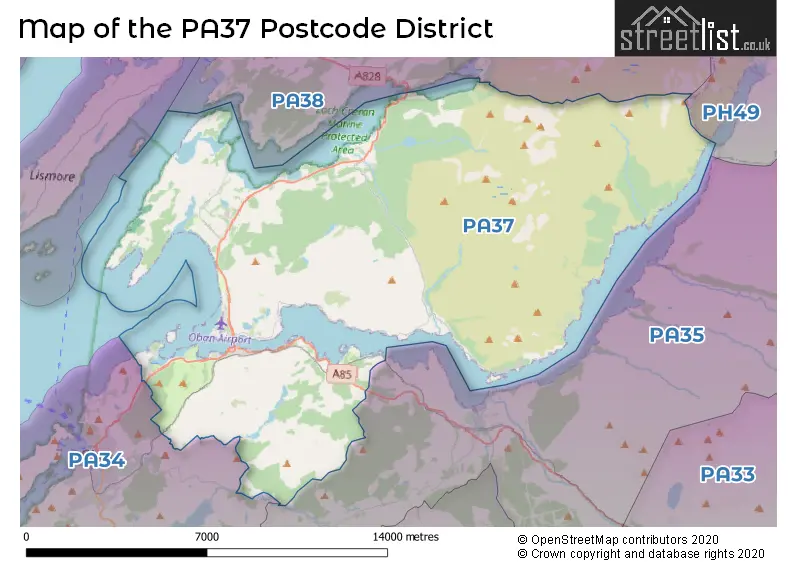 Map of the district