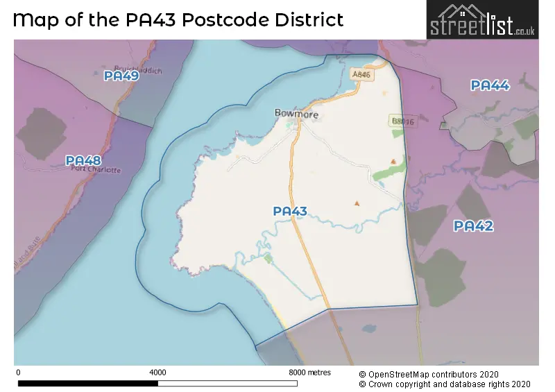 Map of the district