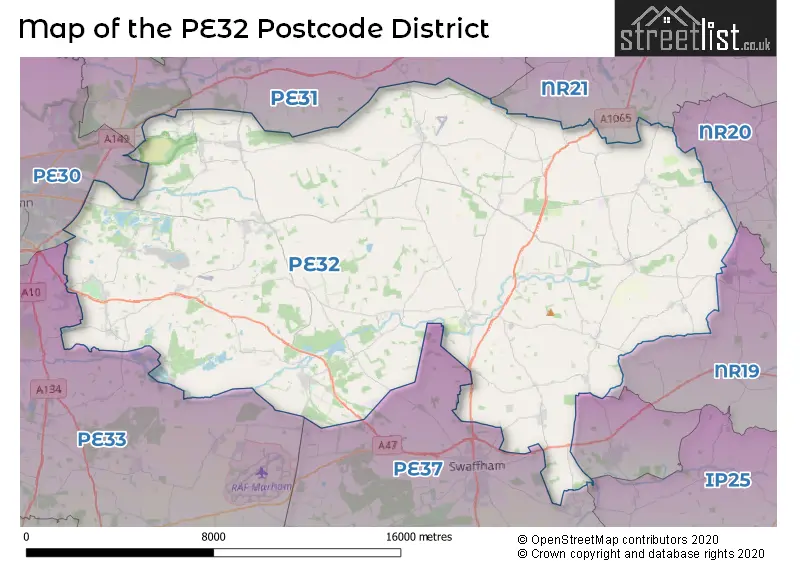 Map of the district