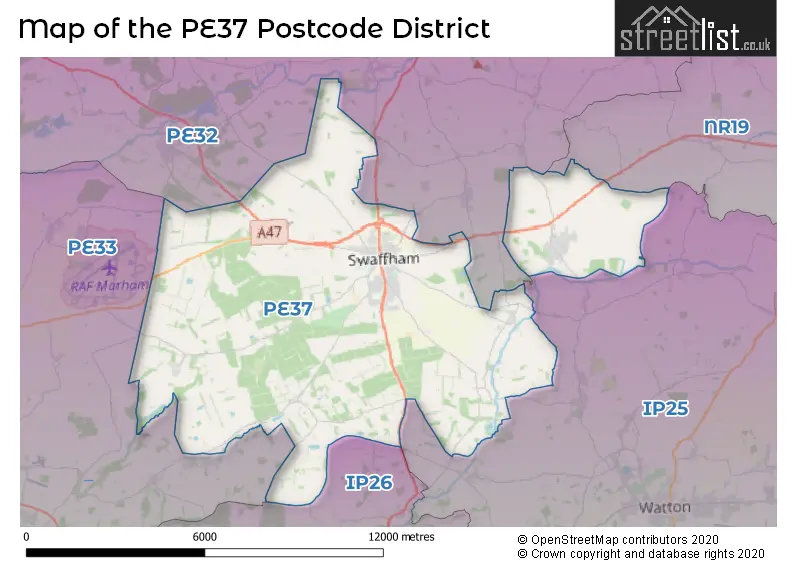 Map of the district