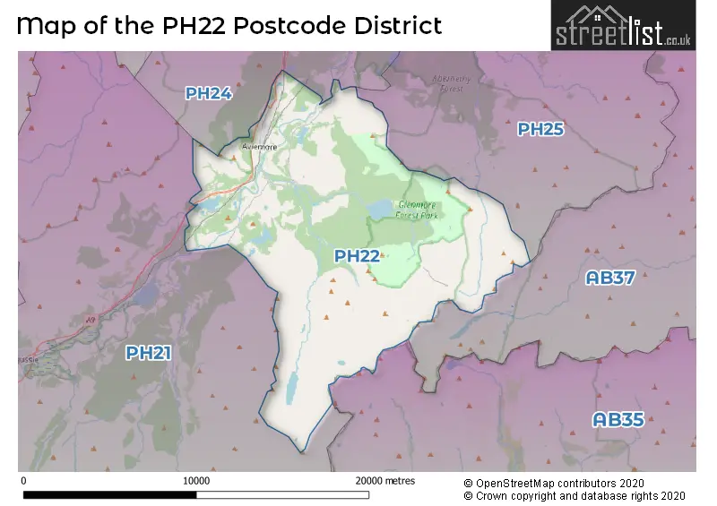 Map of the district