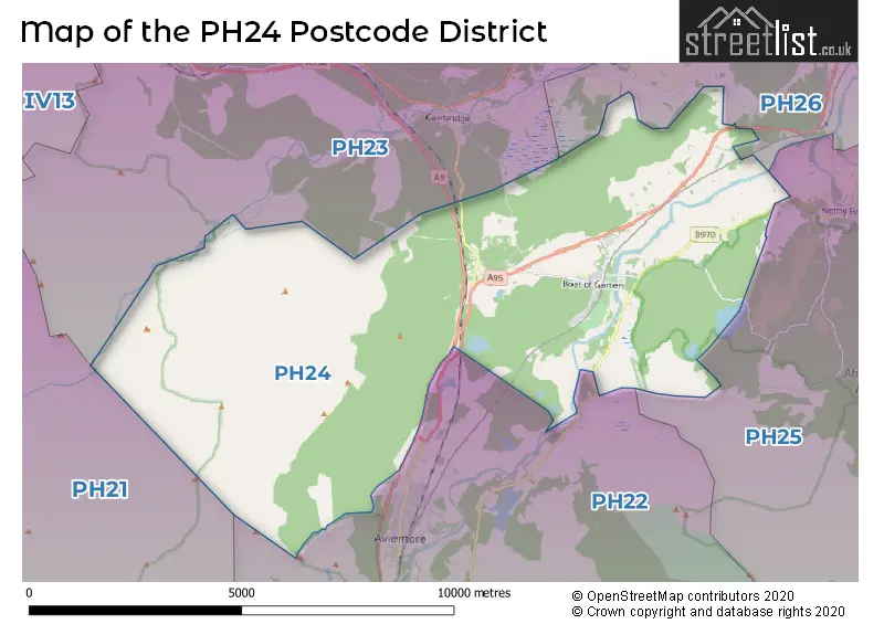 Map of the district