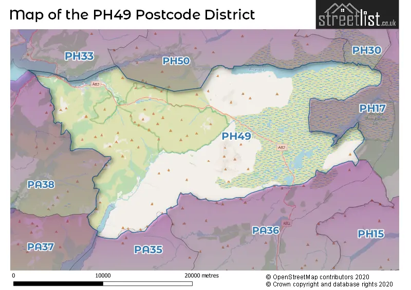 Map of the district