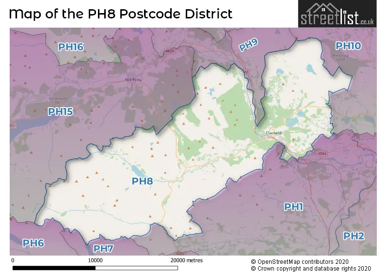 Map of the district