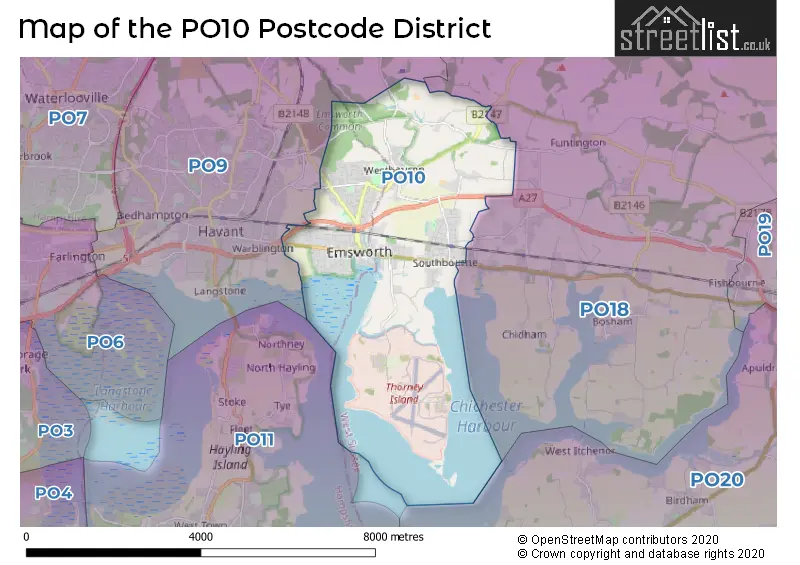 Map of the district