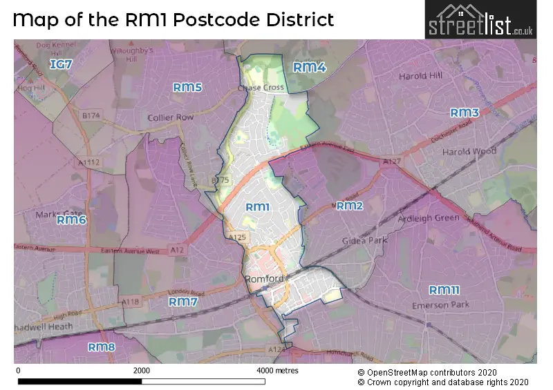 Map of the district