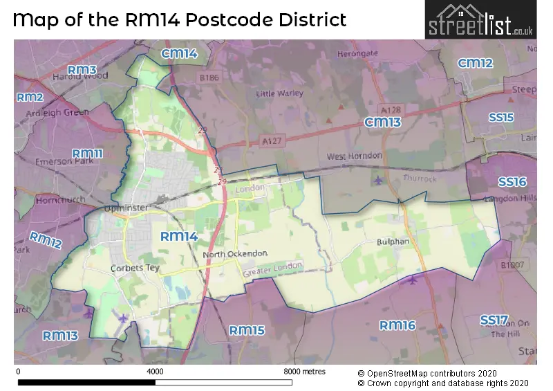 Map of the district