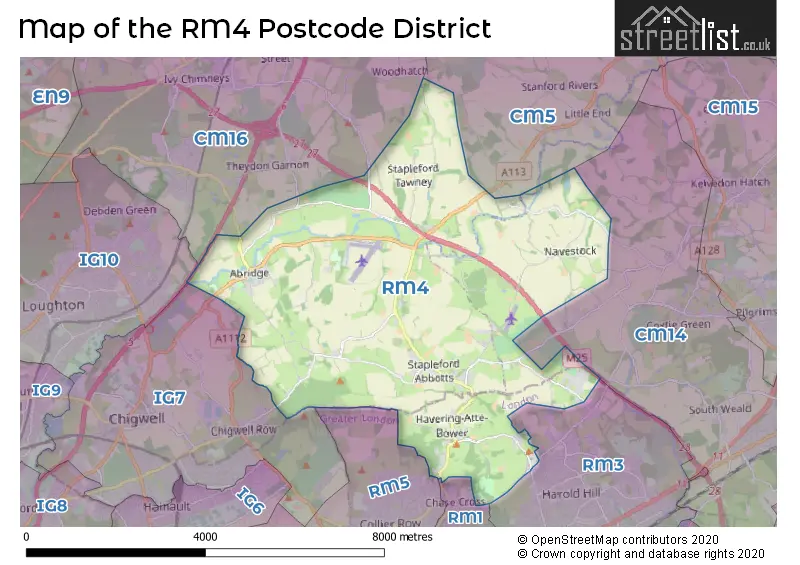 Map of the district