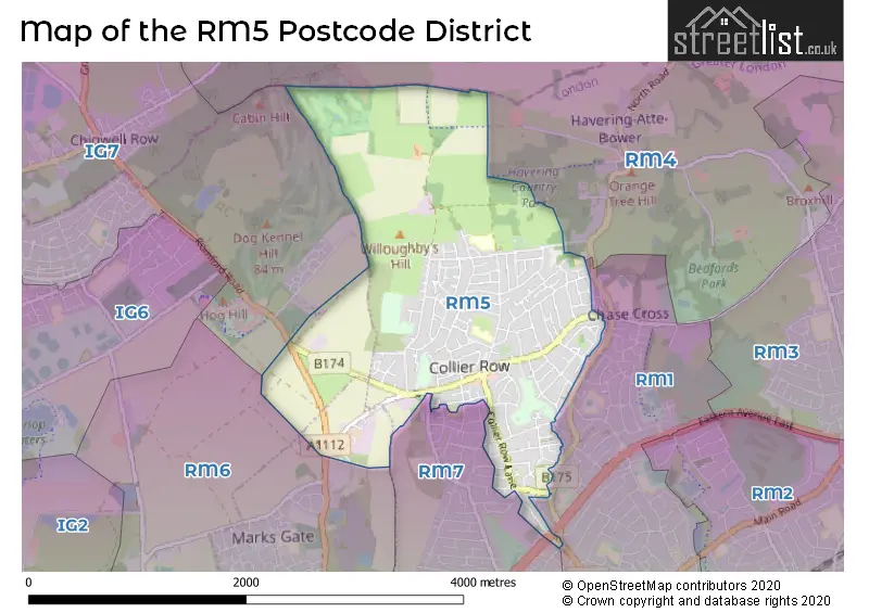 Map of the district