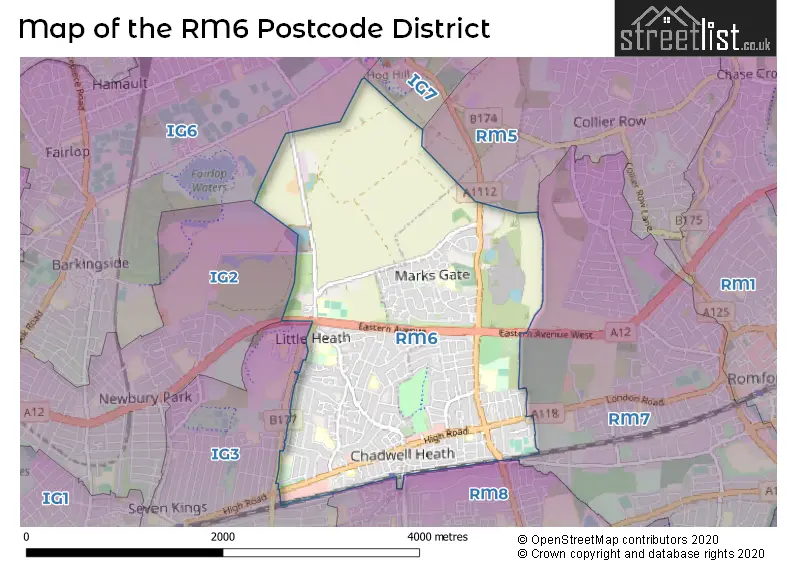 Map of the district