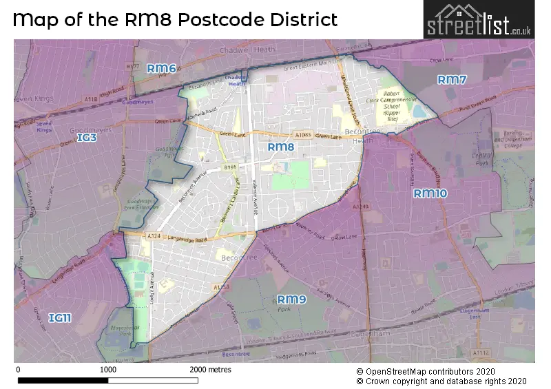 Map of the district