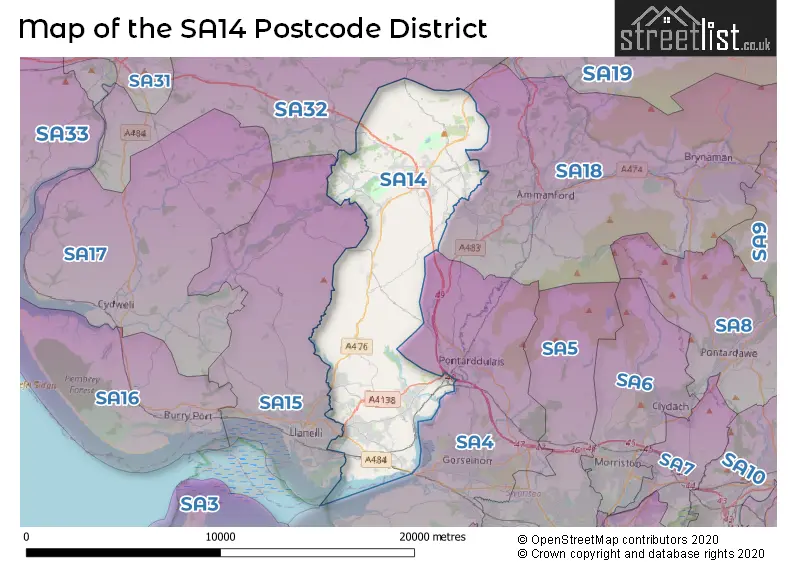 Map of the district