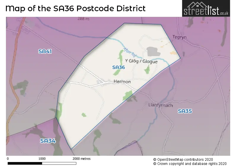 Map of the district