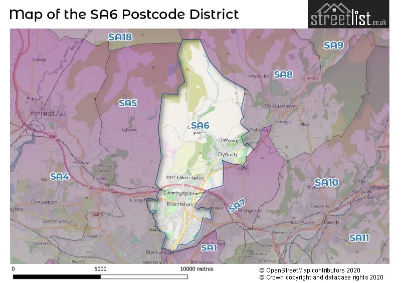 Map of the district