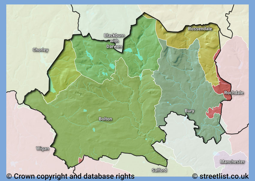 Councils within the BL area