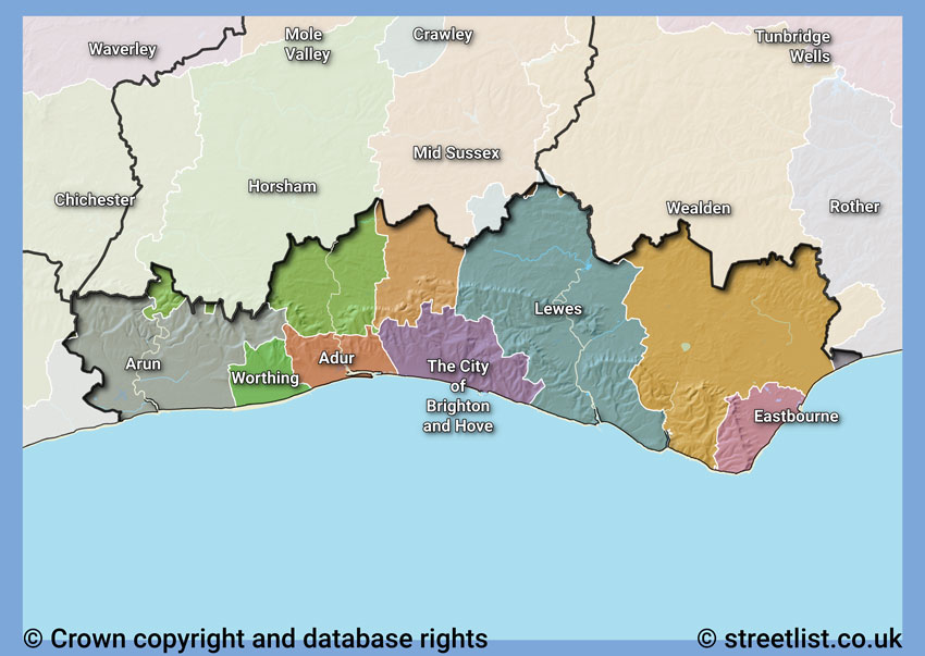 Councils within the BN area