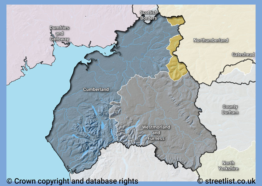 Councils within the CA area