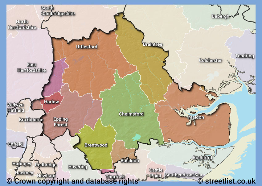 Councils within the CM area