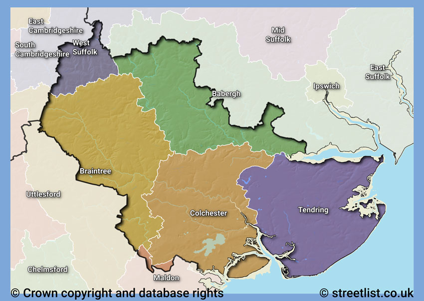 Councils within the CO area