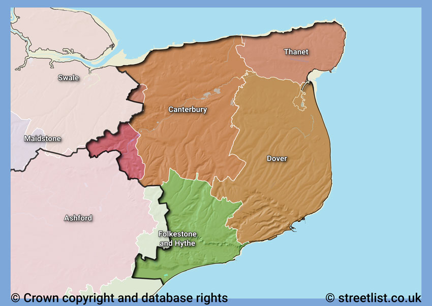 Councils within the CT area