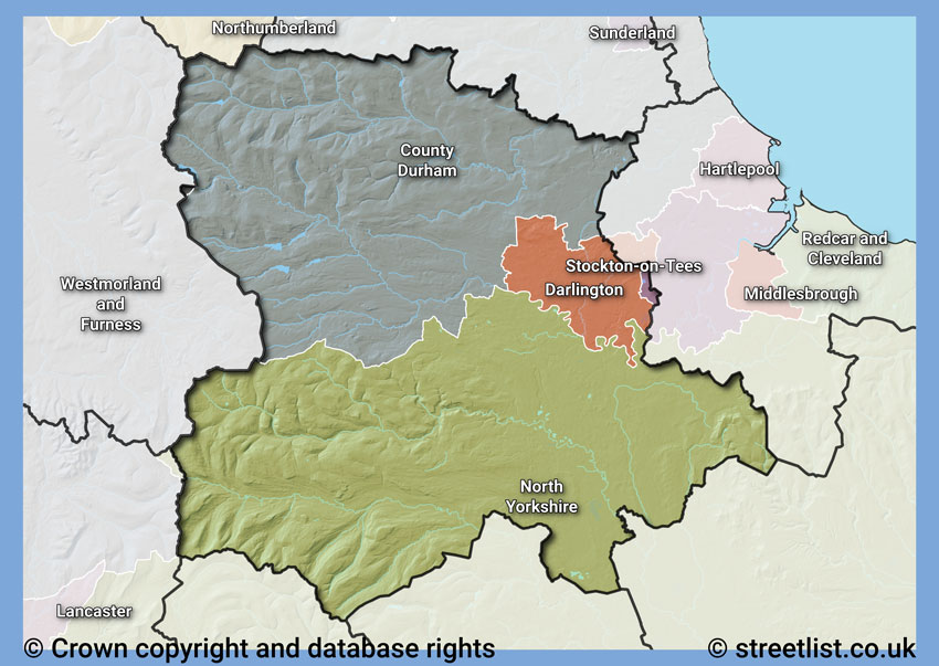 Councils within the DL area