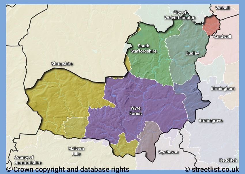 Councils within the DY area