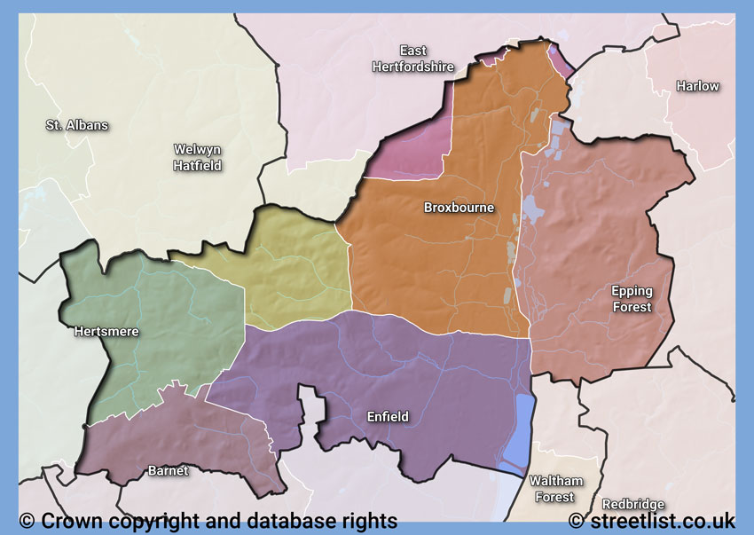 Councils within the EN area