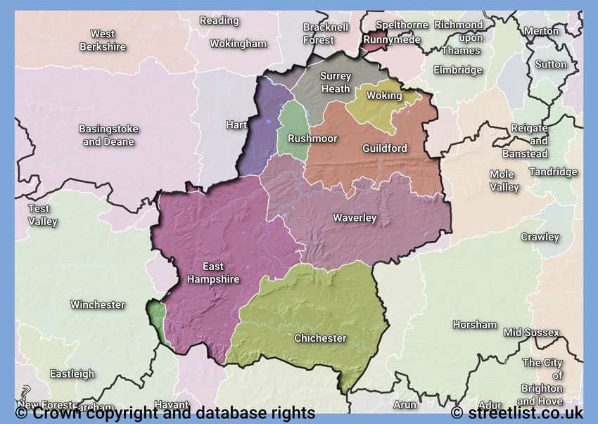 Councils within the GU area