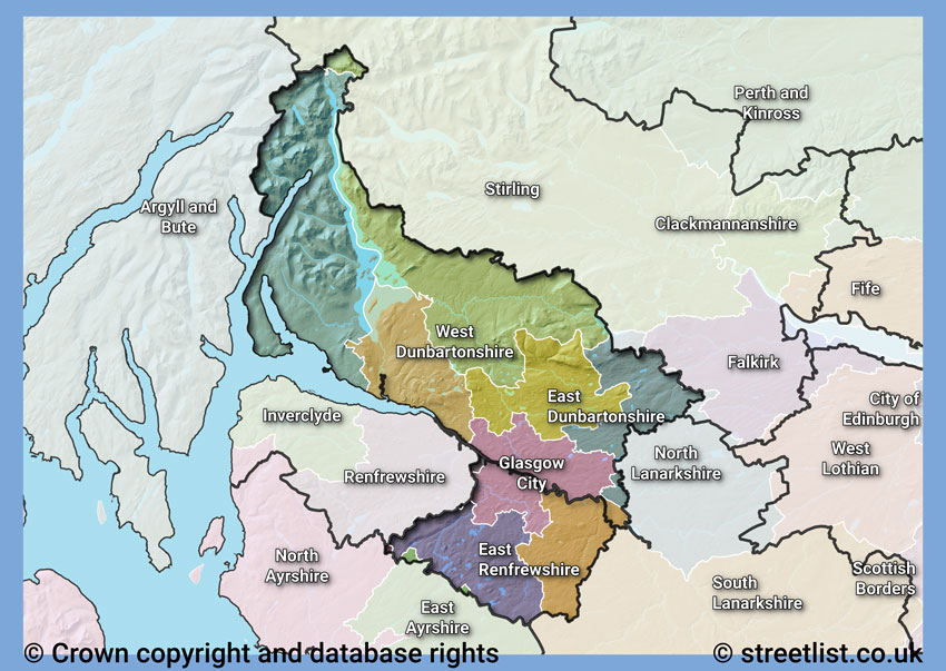 Councils within the G area