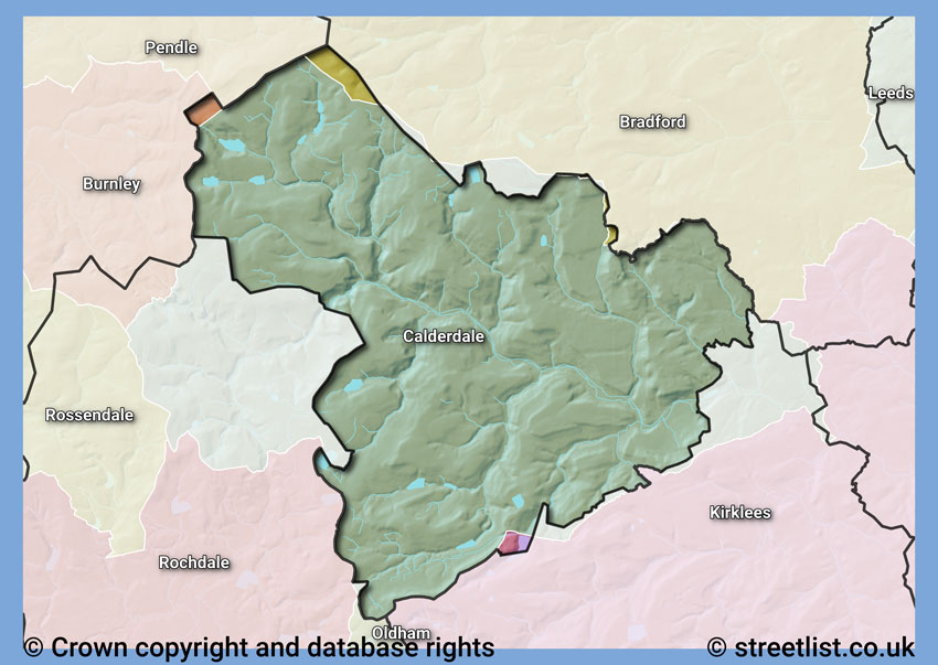 Councils within the HX area