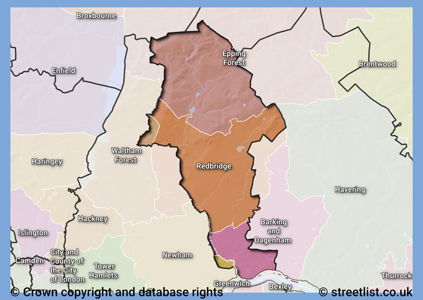 Councils within the IG area