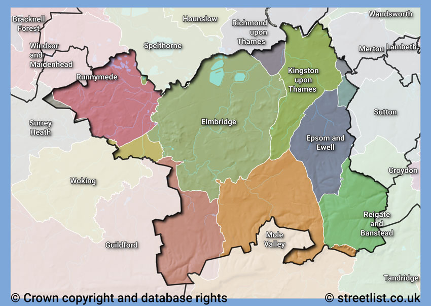 Councils within the KT area