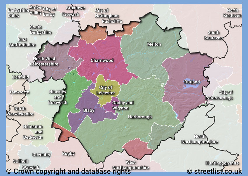 Councils within the LE area