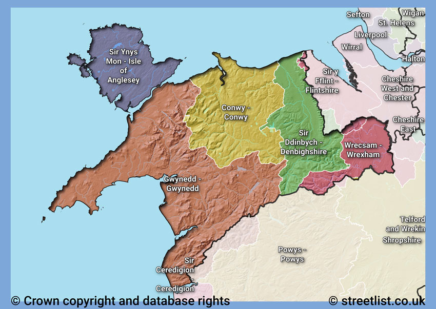 Councils within the LL area