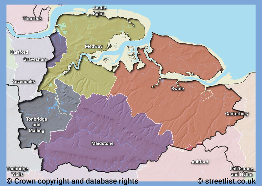 Councils within the ME area