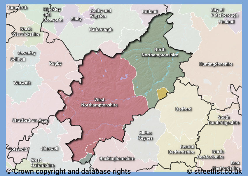 Councils within the NN area