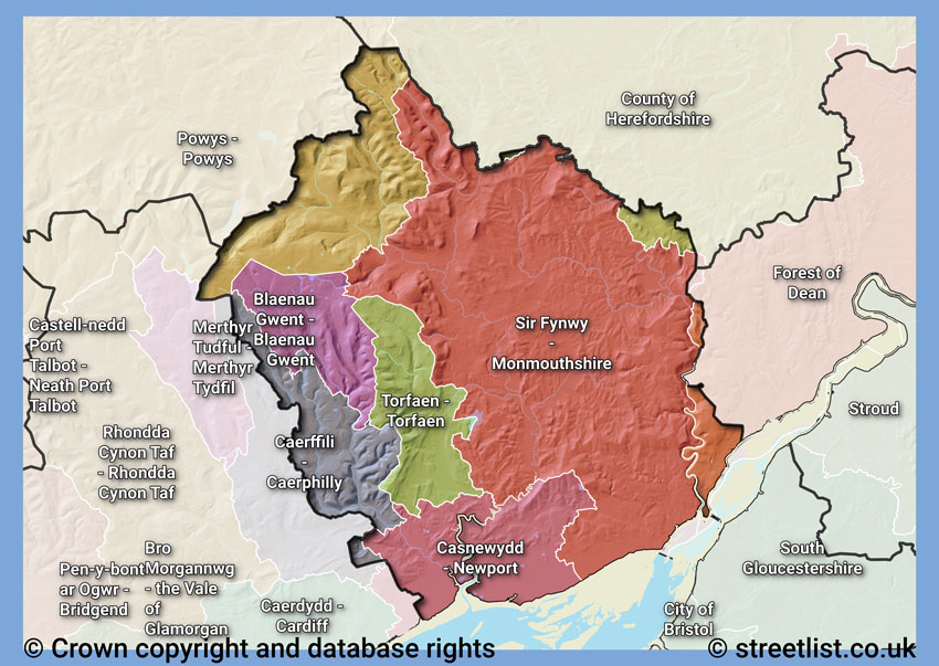 Councils within the NP area